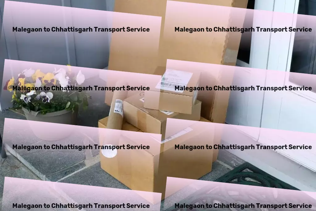 Malegaon to Chhattisgarh Household Goods Transport Fast cargo forwarding